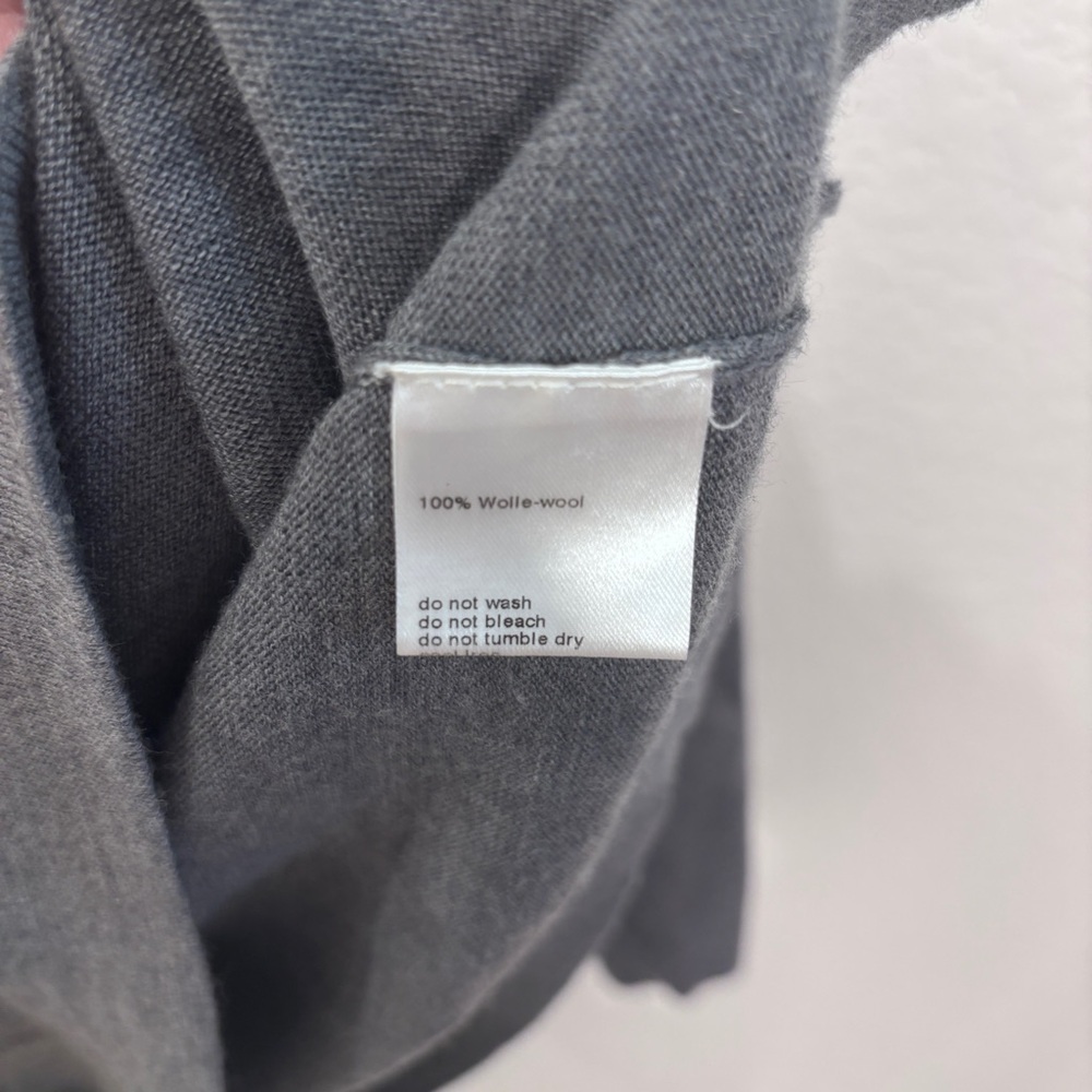 Akris Punto Women’s Wool Half Zip Glitter Pullover Sweatshirt 6 - Picture 6 of 7